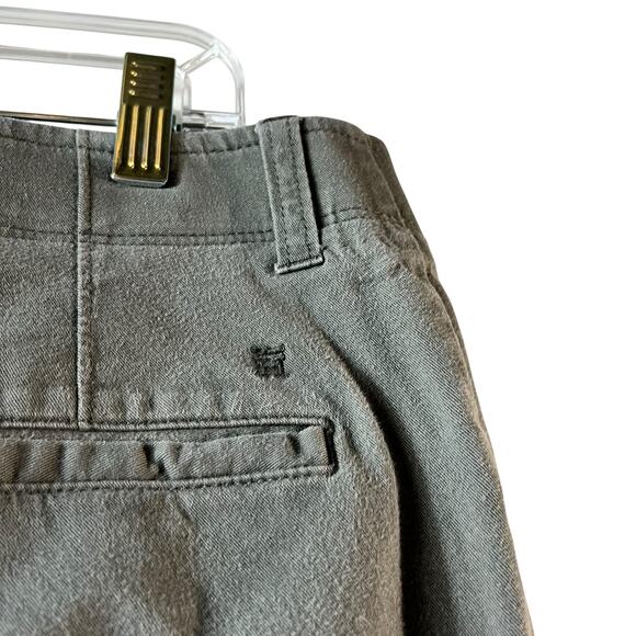 Haggar Straight Fit Coastal Comfort Chino Pants Gray 34 x 32 (2942) - Picture 3 of 4